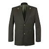 Sako pánské s protizáhybem, stoják zelený, Gabarden Melanž - khaki PETR vel. 52 zkrácené - Obrázek (1)